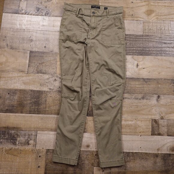Lucky Brand Denim - Lucky Brand The Cargo‎ Stretch Utility Pants – Women's Size 4 / 27 Olive Green